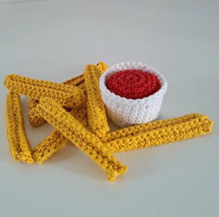 Crochet Hamburger and french fries TrendyToy