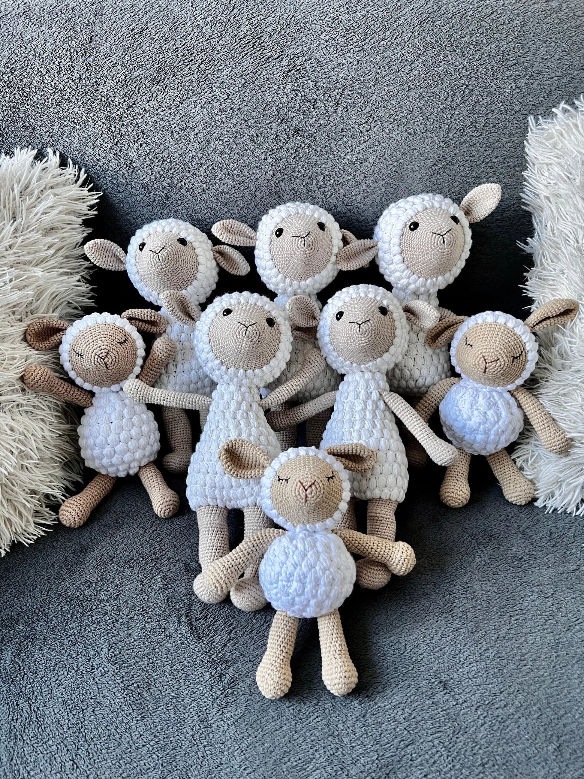 Crochet Little Cute Sheep Toy - Joy Gift London