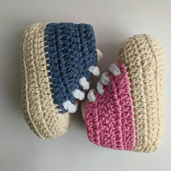 Crochet Baby Sporty Shoes Colorful - Joy Gift London