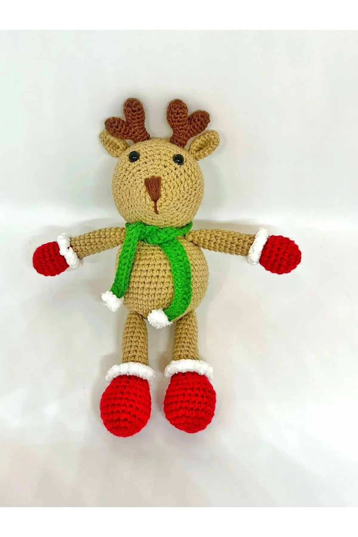 Crochet Christmas Deer Toy - Joy Gift London