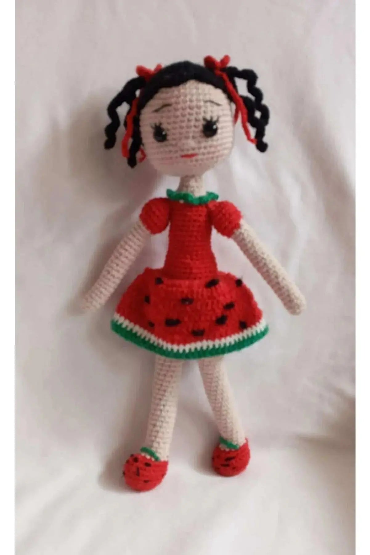 Crochet Cute Watermelon Girl Doll Toy - Joy Gift London