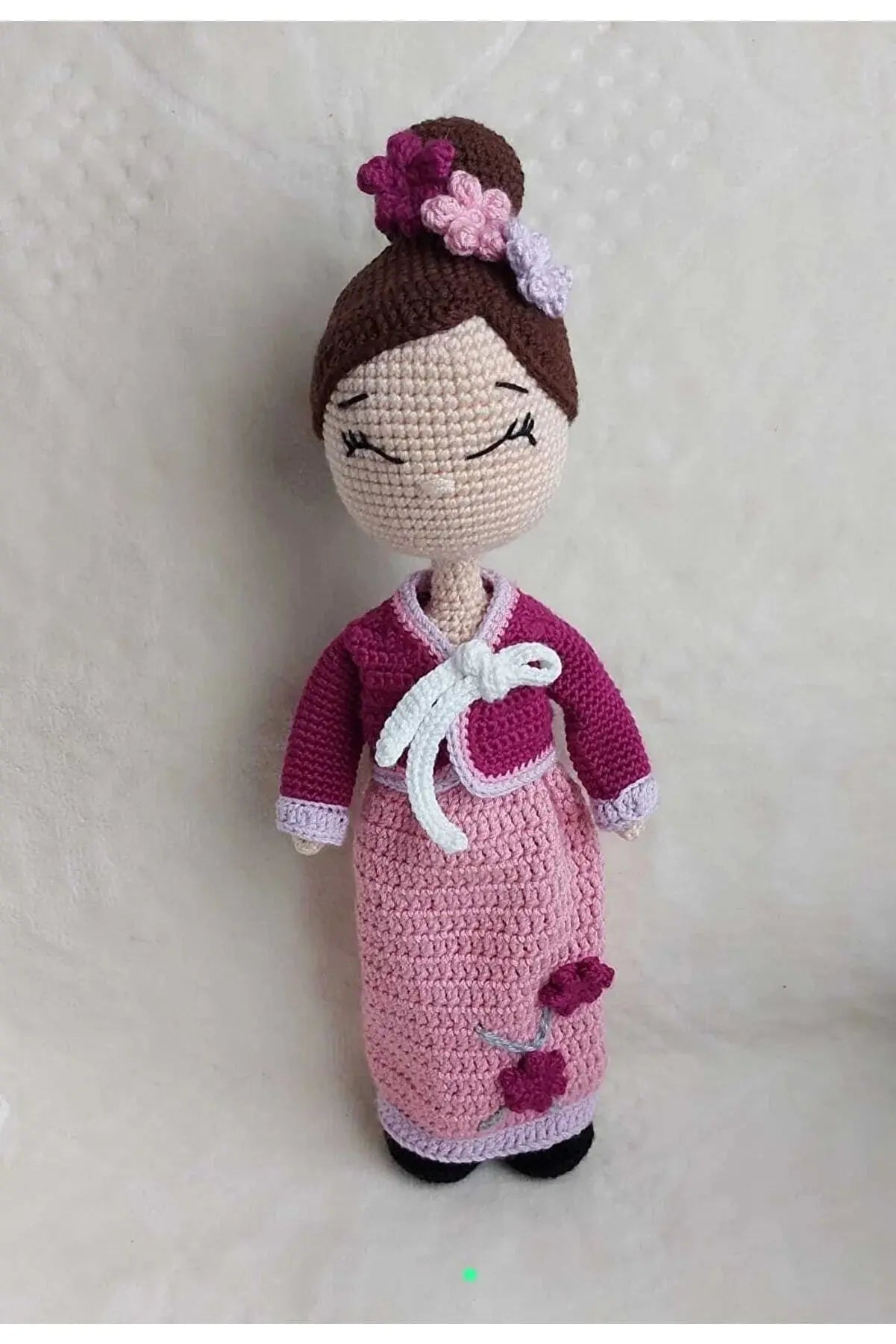 Crochet Korean Girl Doll Toy - Joy Gift London