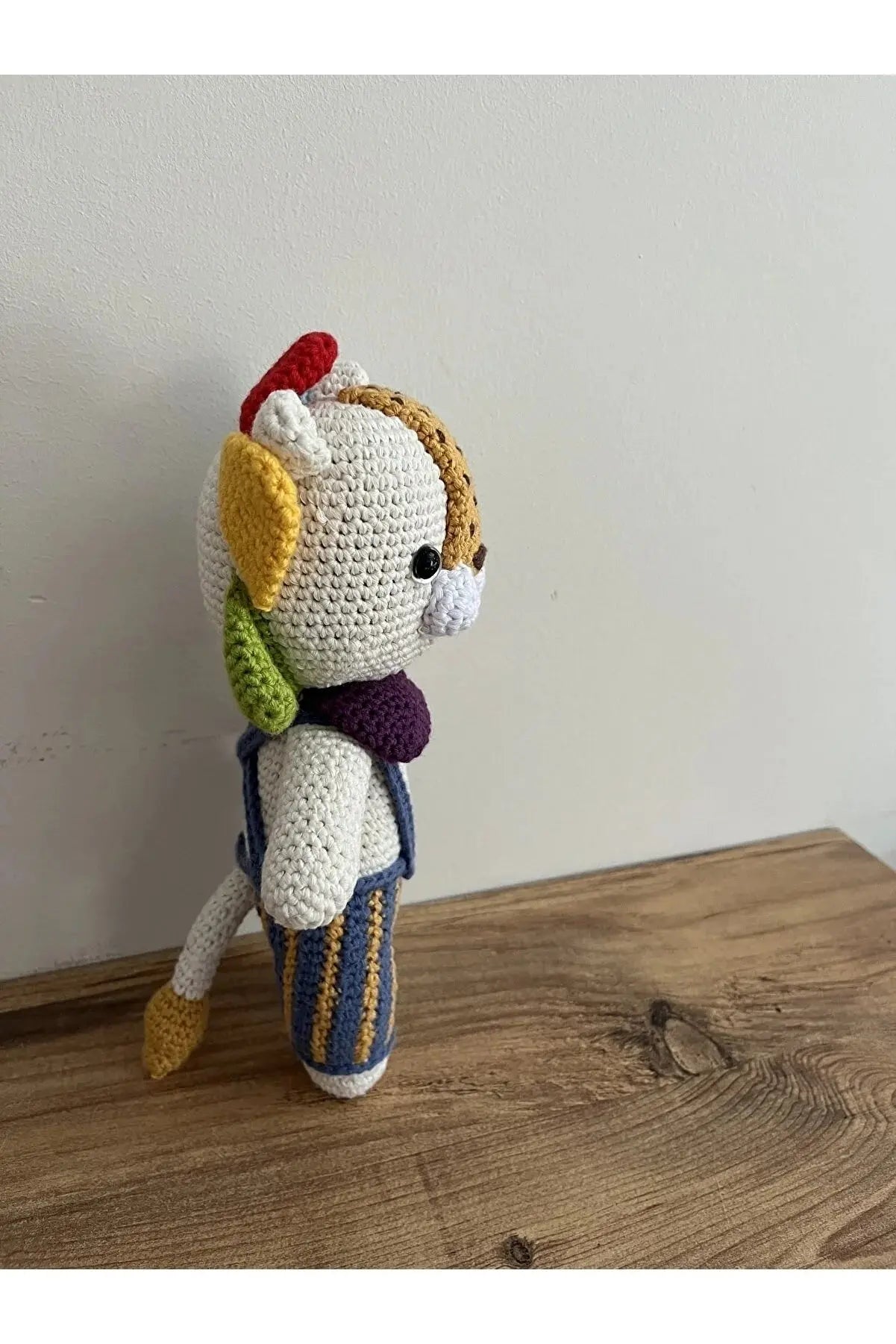 Crochet Lion Boy Toy - Joy Gift London