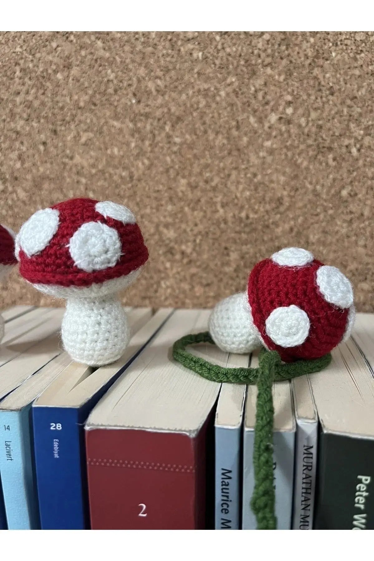 Crochet Bookmark Mushroom MiaMano