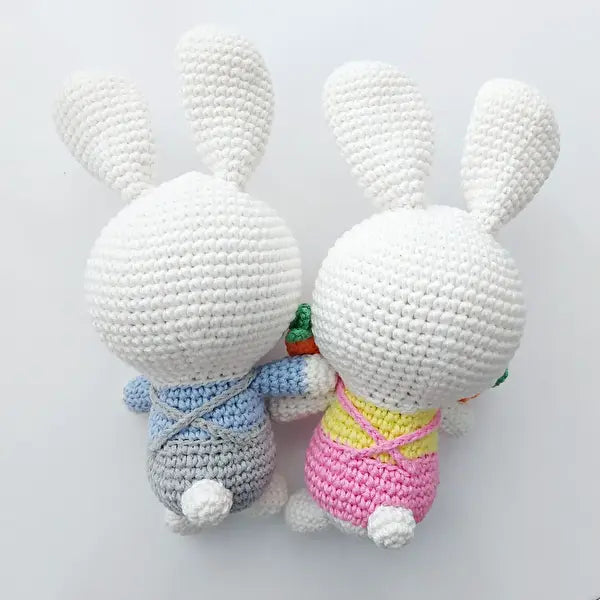 Crochet Cute Rabbit Best Friends - Joy Gift London