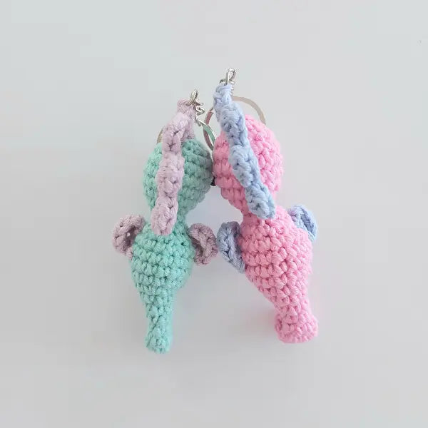 Crochet Seahorse Keychain Toy - Joy Gift London