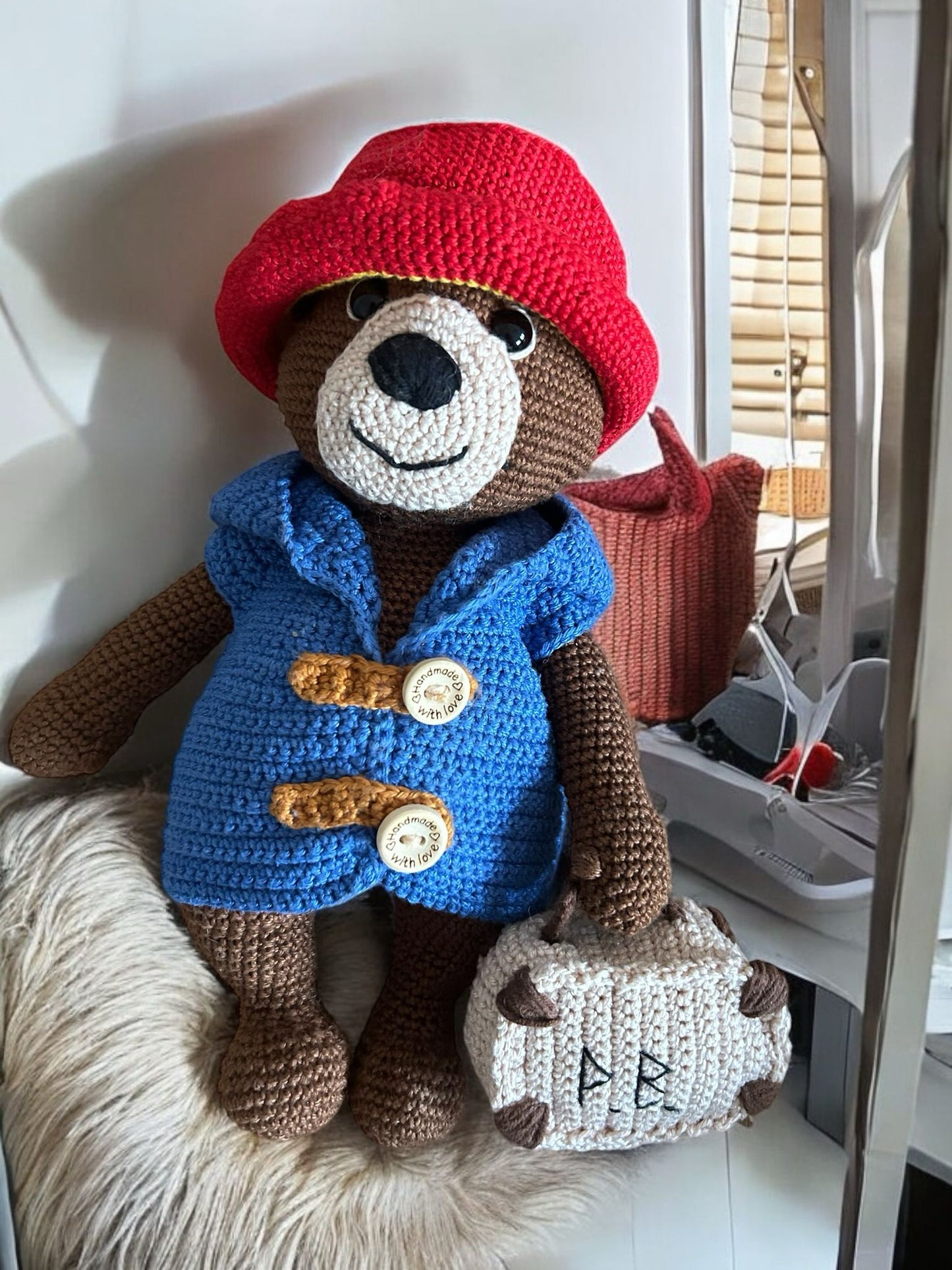 Jouet en crochet représentant l'ours Paddington