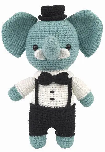 ELIOT The Elephant Crochet Amigurumi Kit Joy Gift London