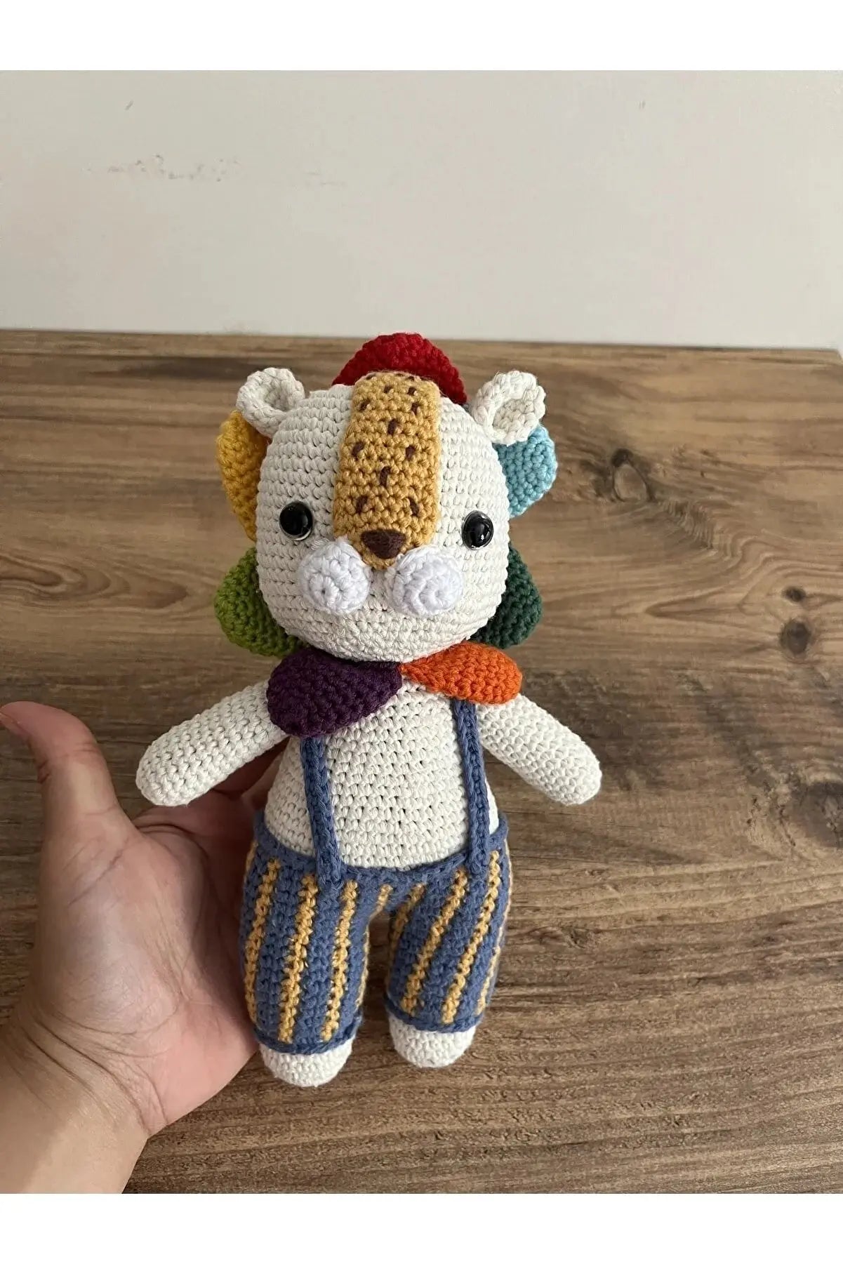 Crochet Lion Boy Toy - Joy Gift London