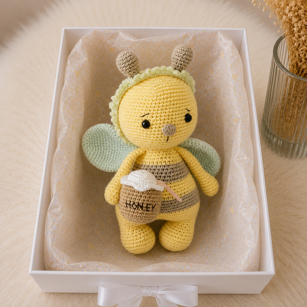 Handmade Crochet Bee Toy