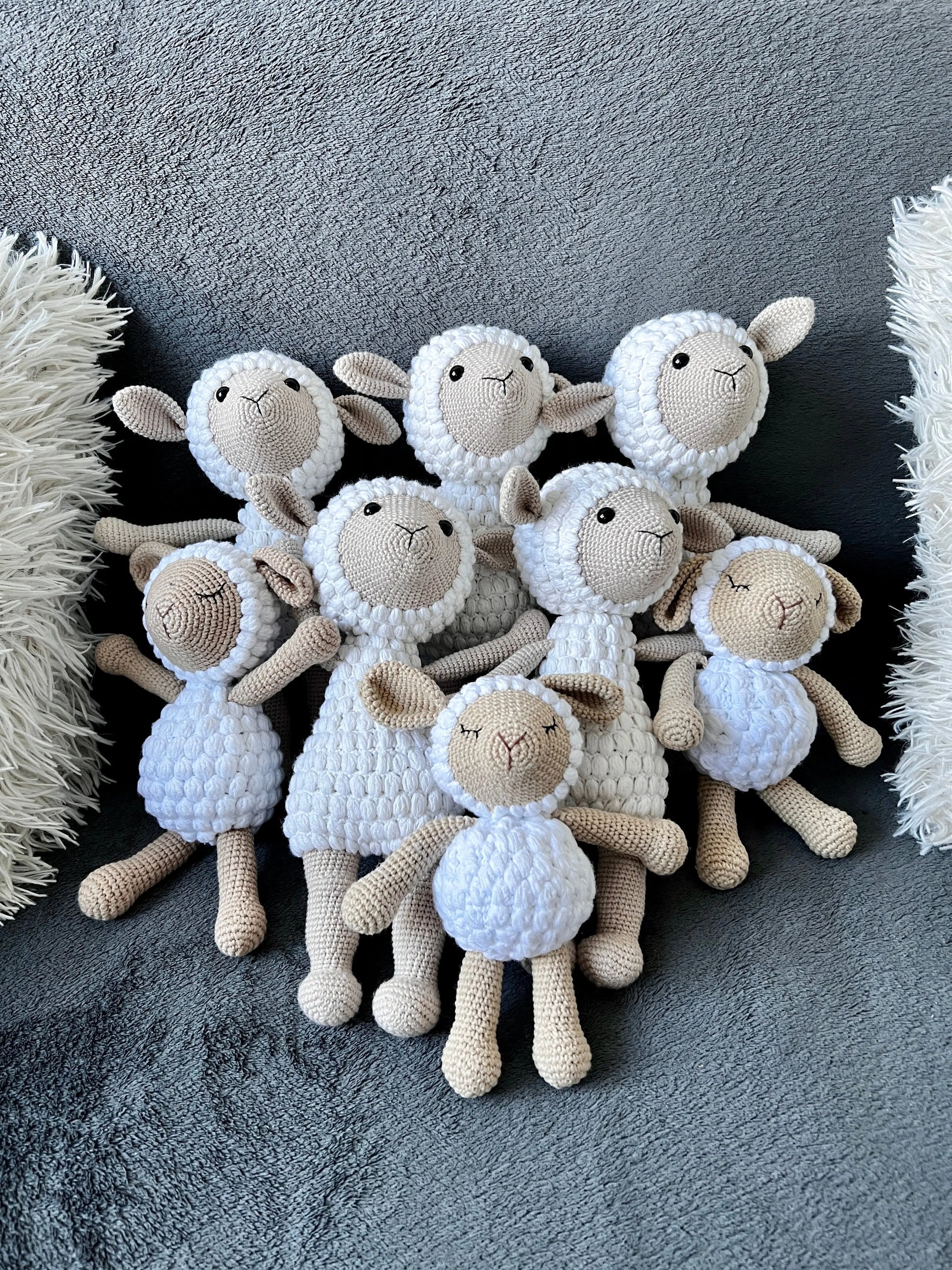 Crochet Little Cute Sheep Toy - Joy Gift London