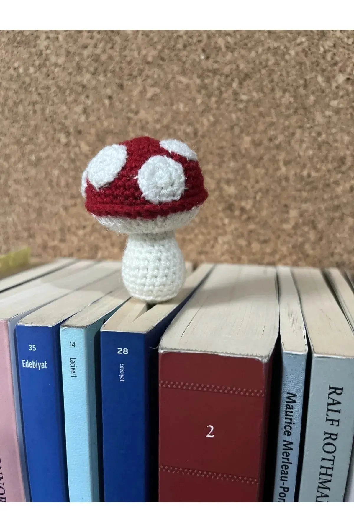 Crochet Bookmark Mushroom MiaMano