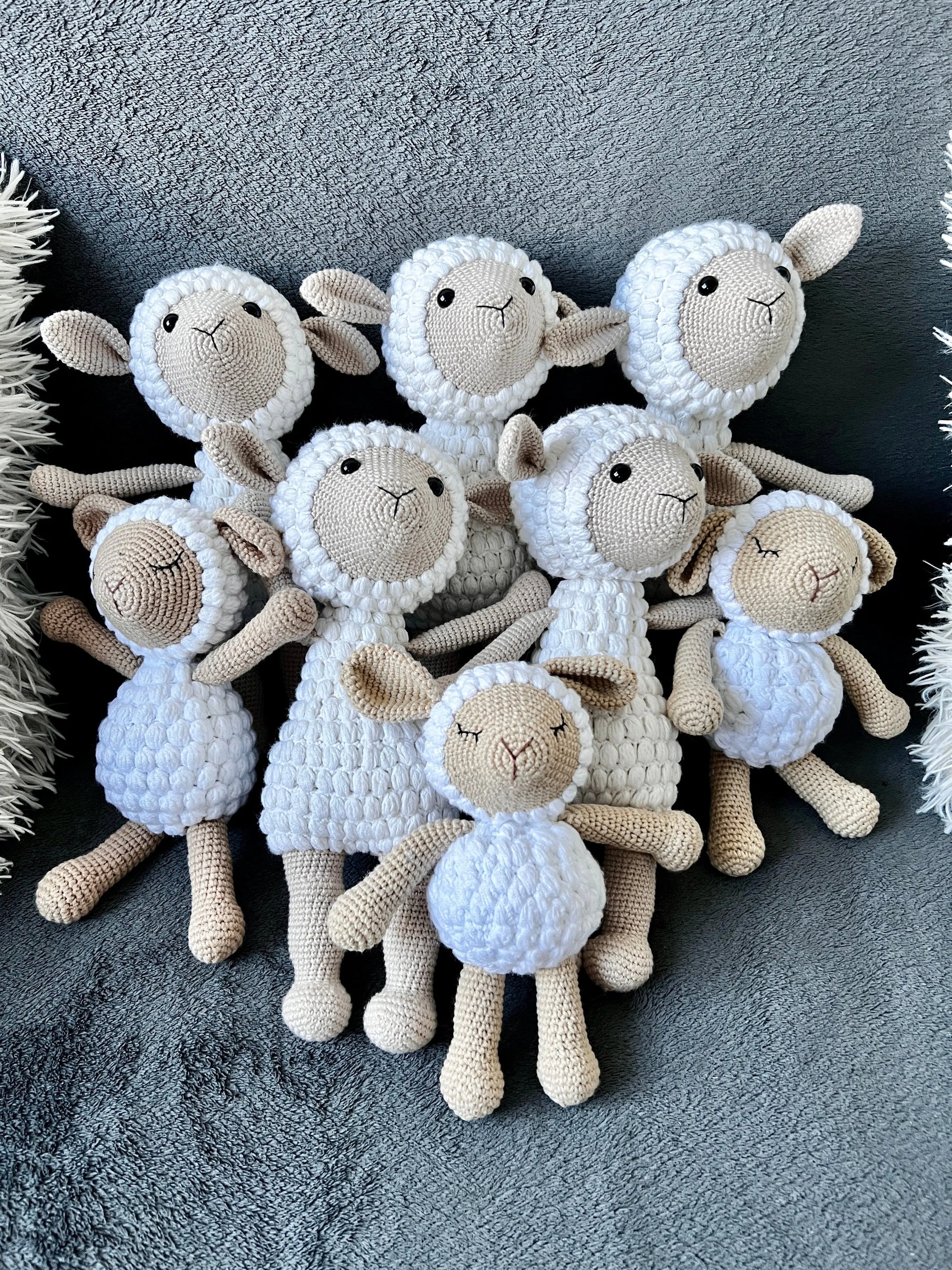 Crochet Little Cute Sheep Toy - Joy Gift London