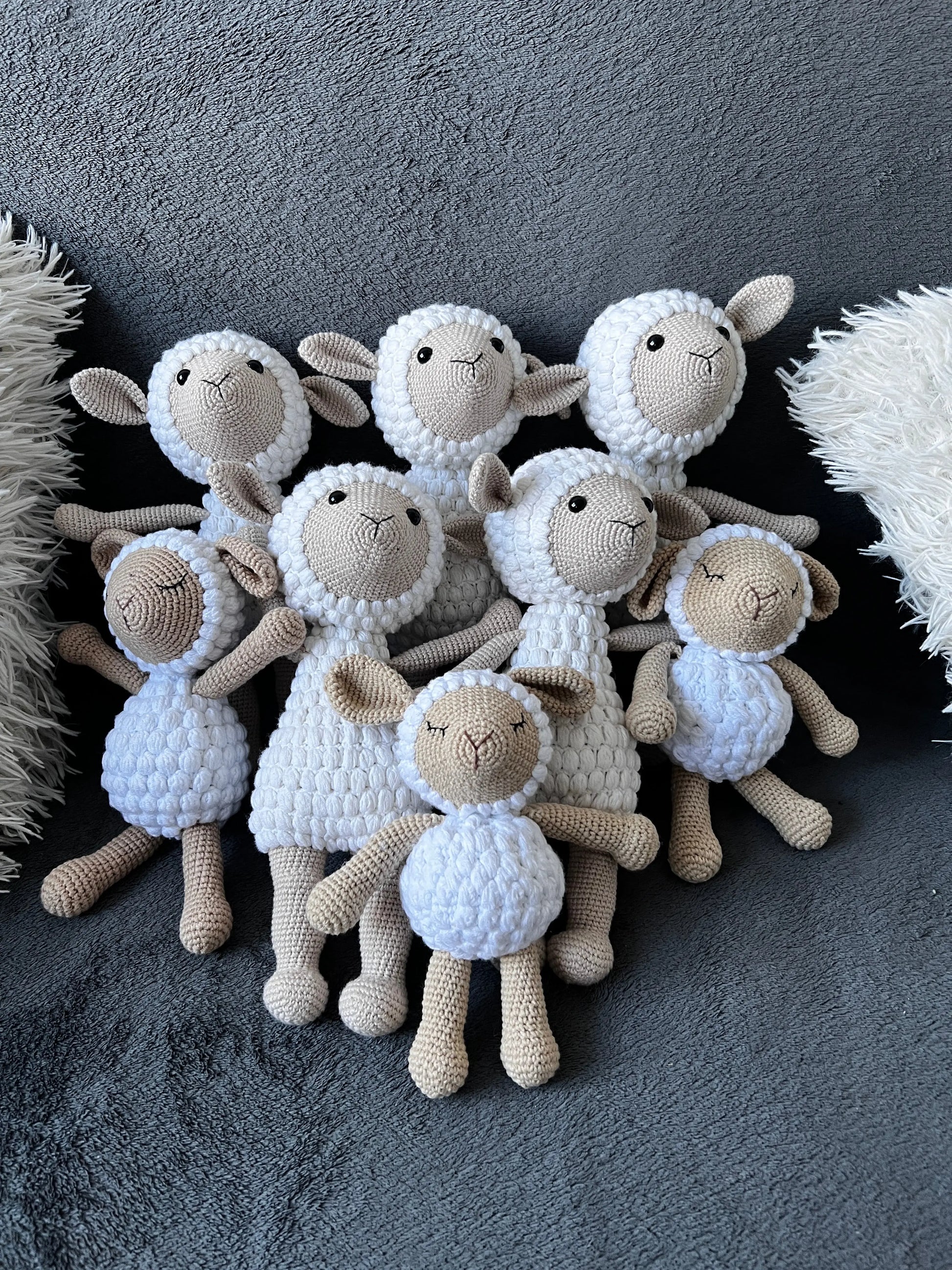 Crochet Little Cute Sheep Toy - Joy Gift London