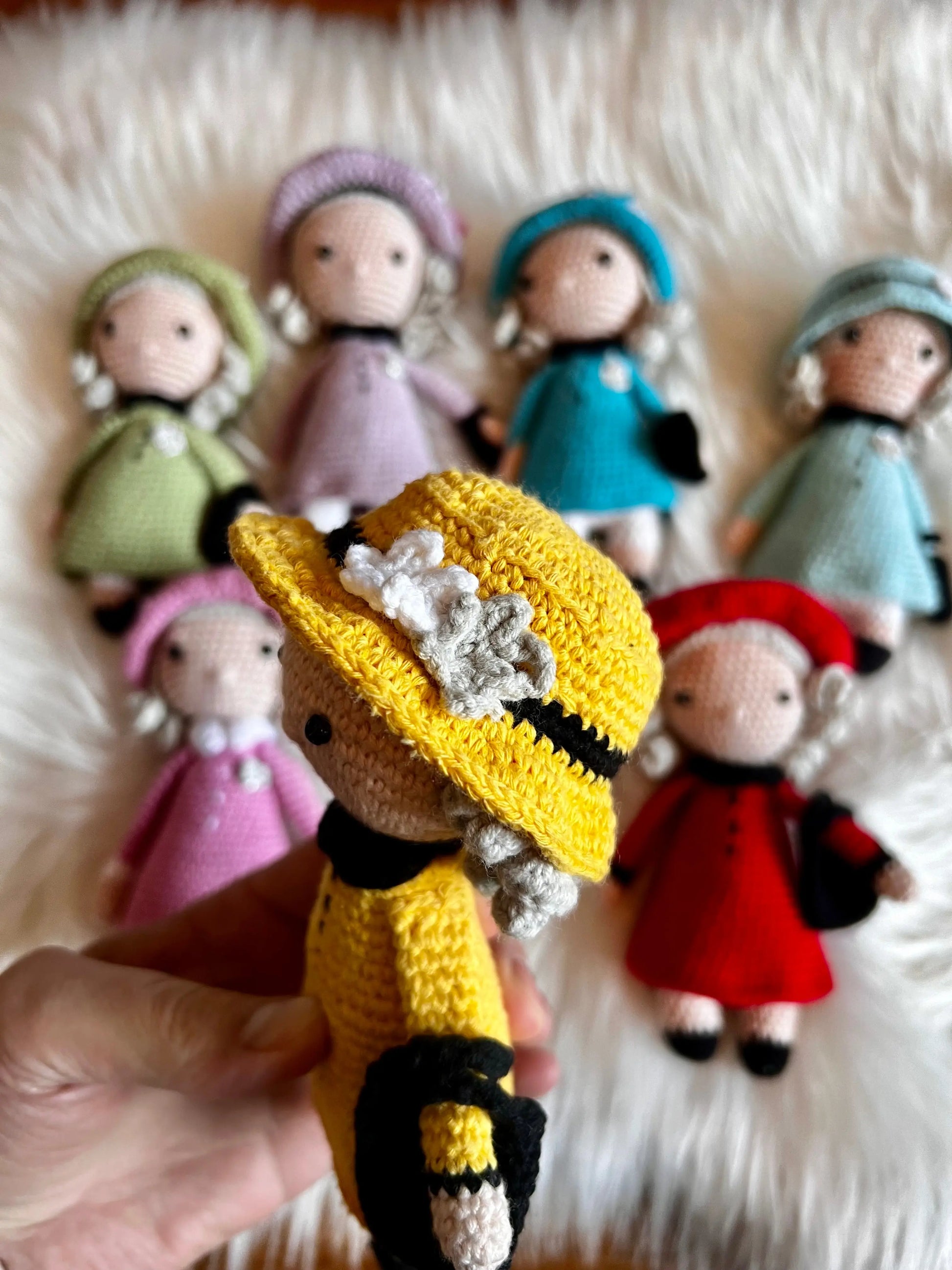 Crochet Queen Elizabeth II Doll - Joy Gift London