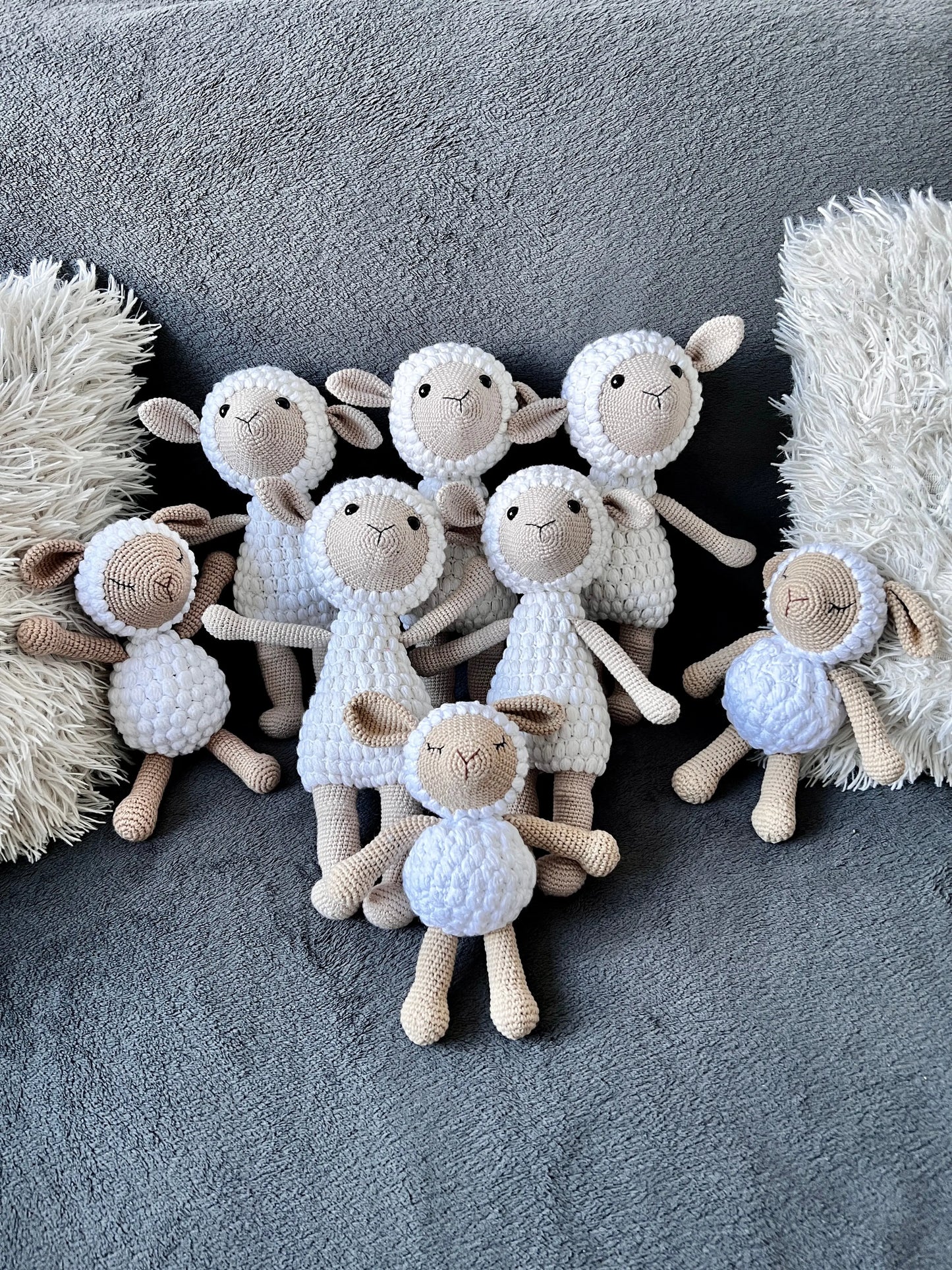 Crochet Little Cute Sheep Toy - Joy Gift London