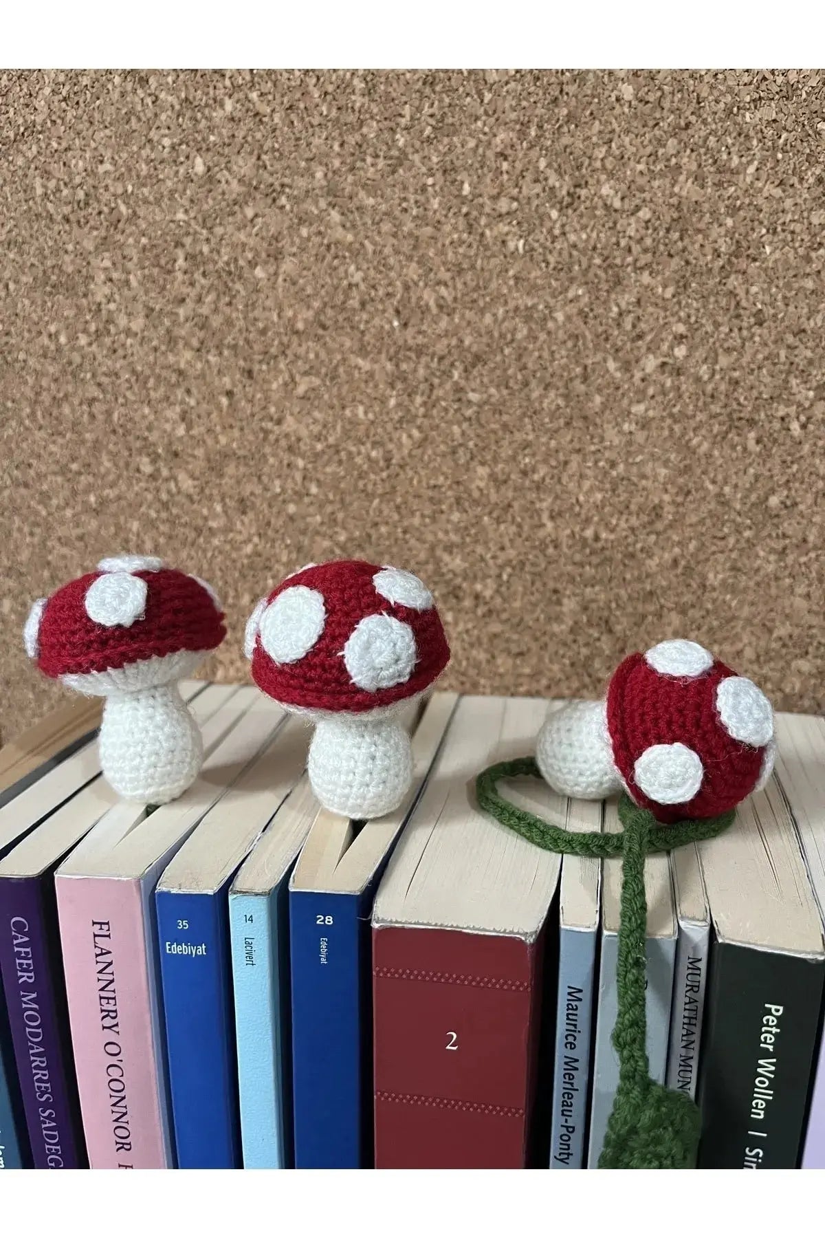 Crochet Bookmark Mushroom MiaMano