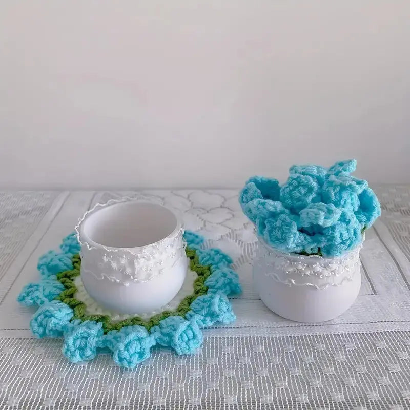 Crochet Flower Coaster - Joy Gift London