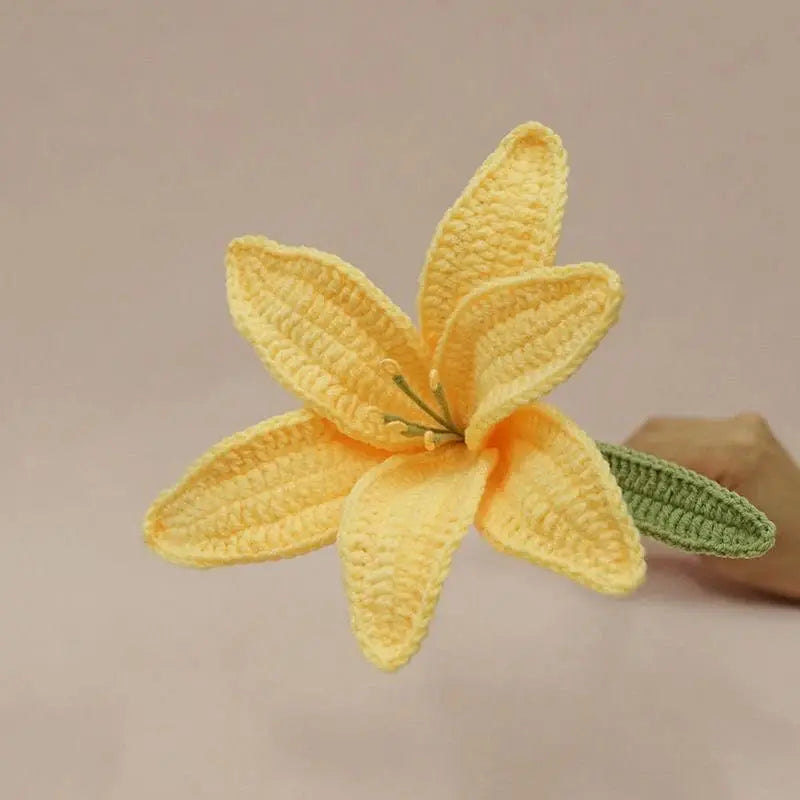 Handmade Crocheted Lilies Joy Gift London