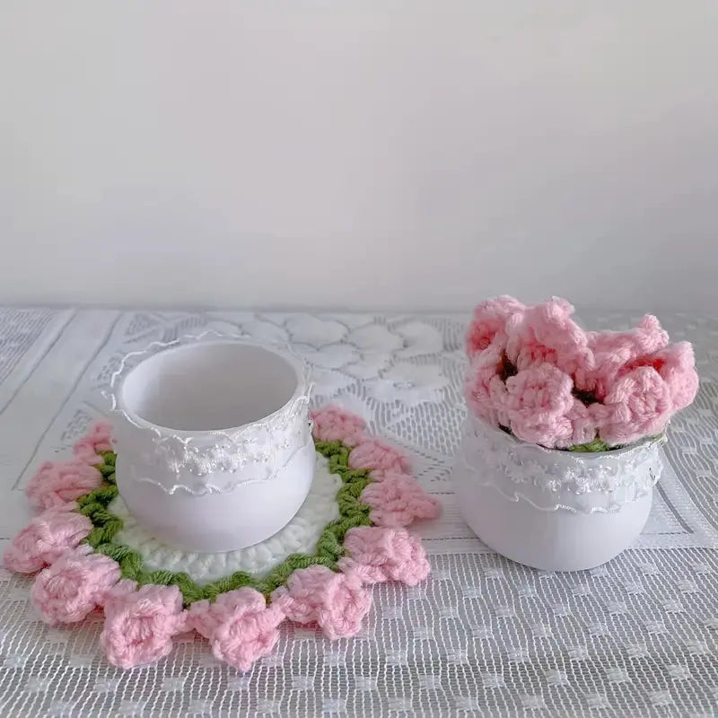 Crochet Flower Coaster - Joy Gift London