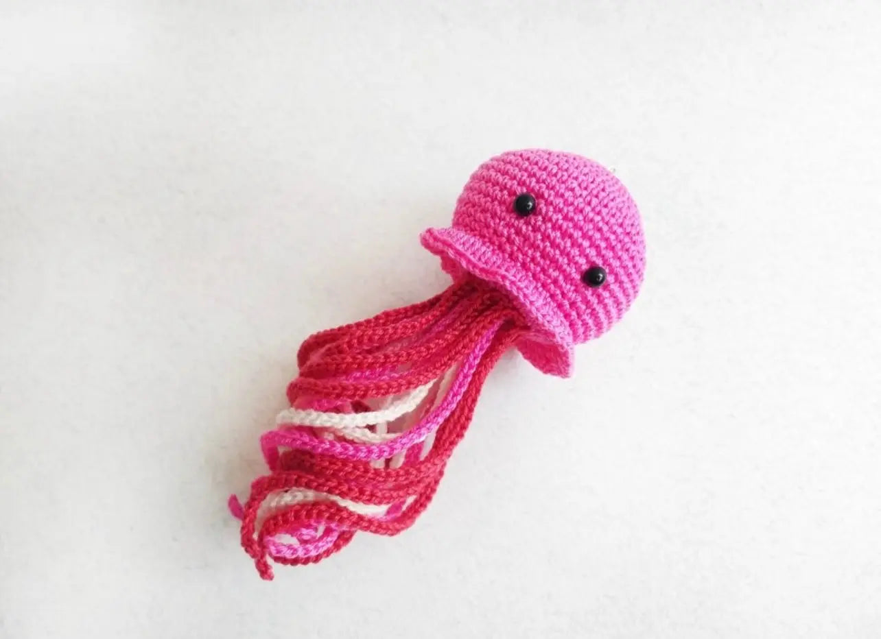 Handmade Crochet Octopus Keychain - Joy Gift London