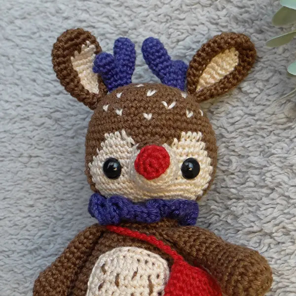 Crochet Cute Deer Toy - Joy Gift London