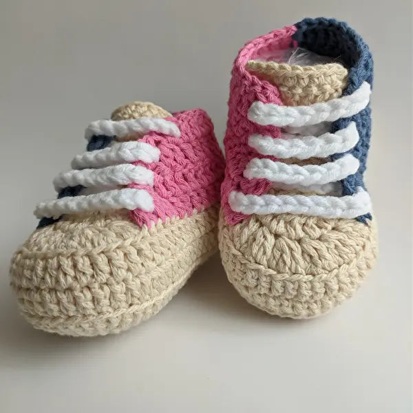 Crochet Baby Sporty Shoes Colorful - Joy Gift London