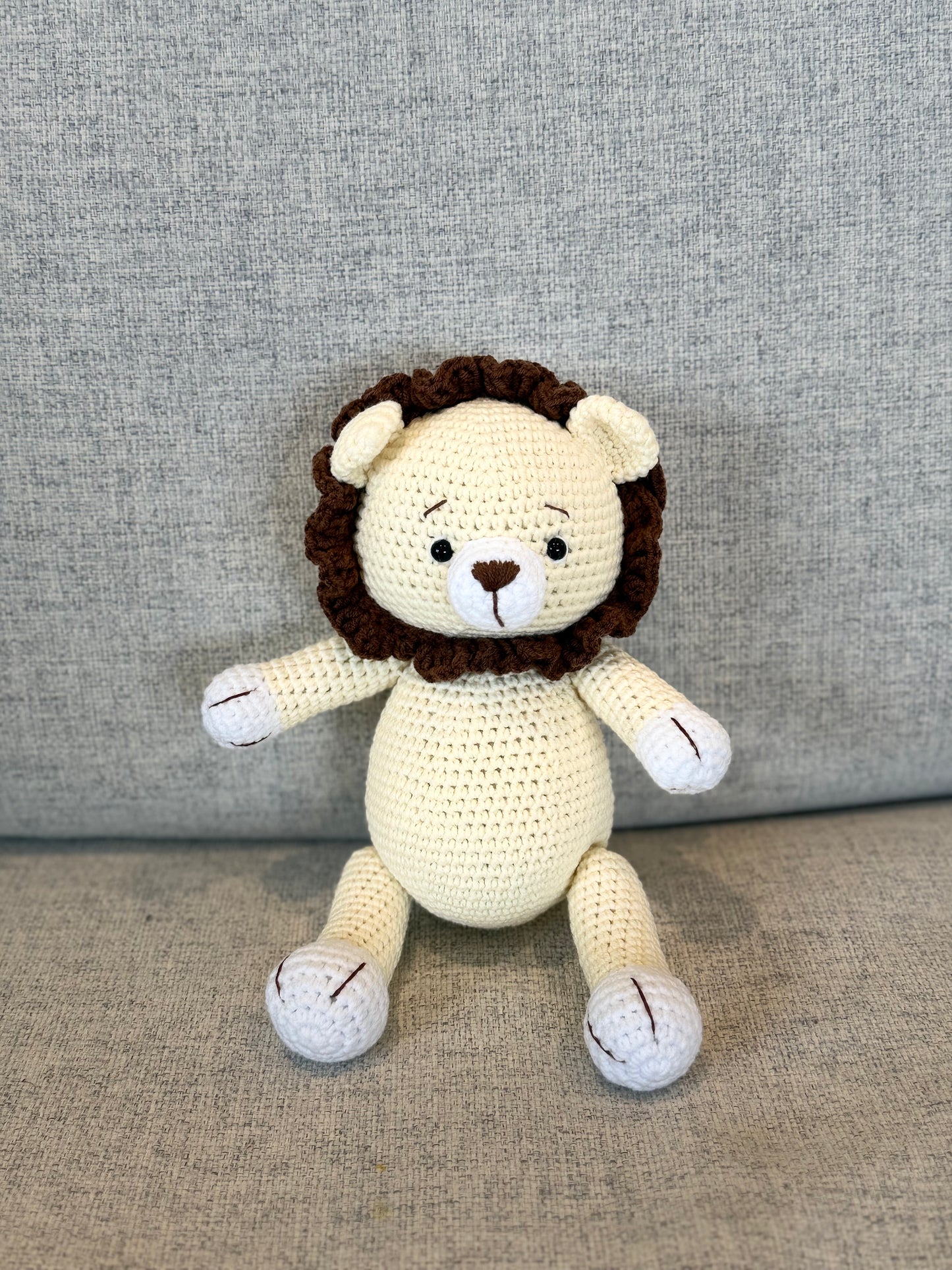 Animales de safari tejidos a crochet hechos a mano