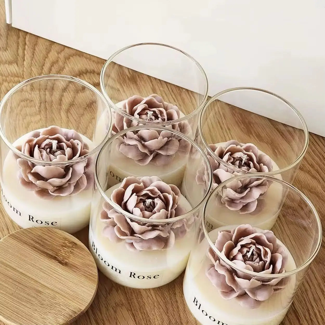 (Copy) Handmade Rose Candles (4 Pack) – Red Floral Design  Joy Gift London