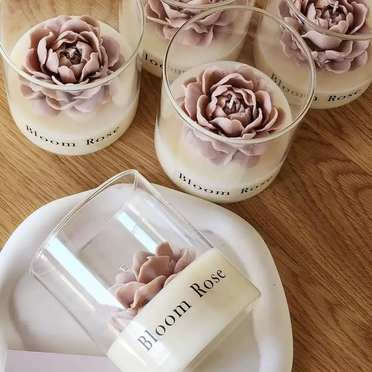 (Copy) Handmade Rose Candles (4 Pack) – Red Floral Design  Joy Gift London