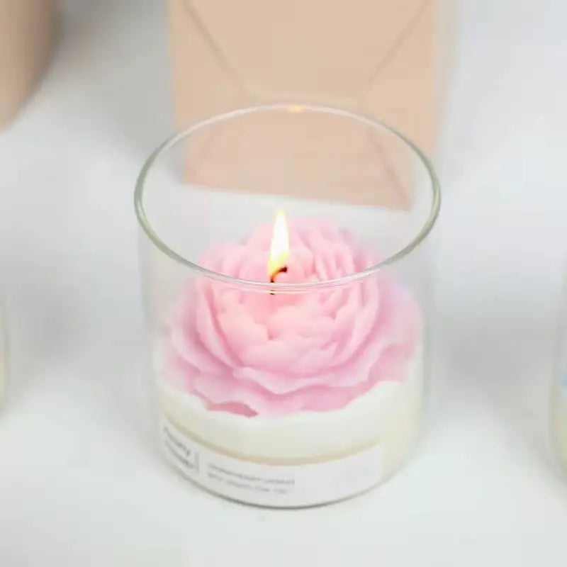 (Copy) Handmade Rose Candles (4 Pack) – Red Floral Design  Joy Gift London