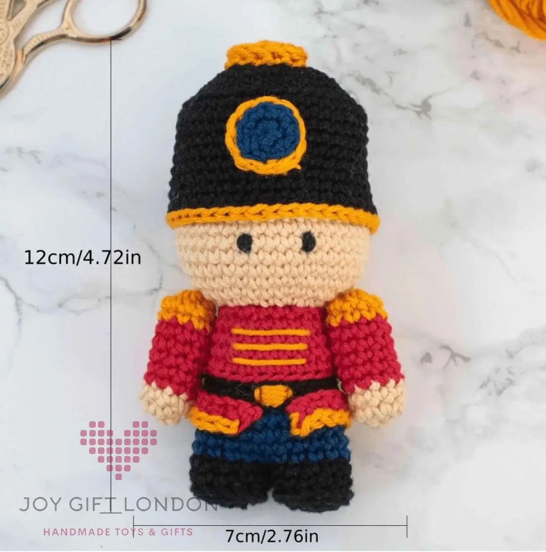 Crochet Amigurumi Kit British Toy Soldier for Beginners Joy Gift London