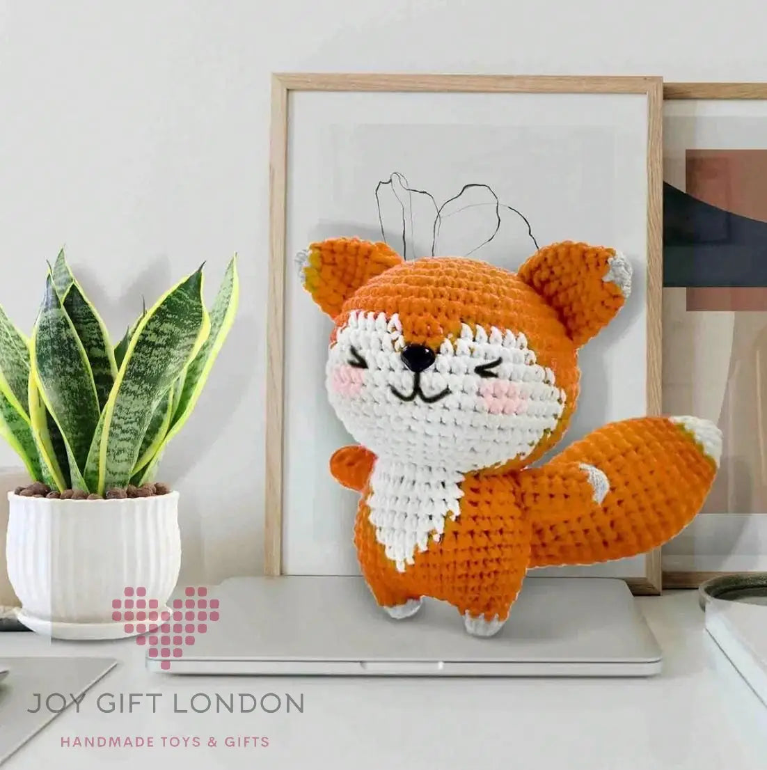 Crochet Amigurumi Kit Fox for Beginners Joy Gift London