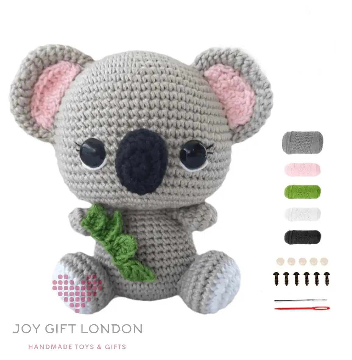 Crochet Amigurumi Kit Koala for Beginners Joy Gift London