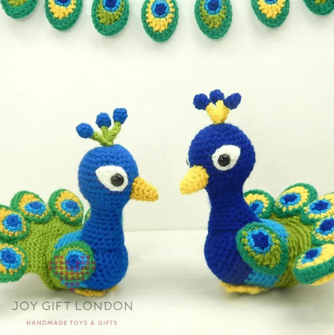 Crochet Amigurumi Kit Peacock for Beginners Joy Gift London