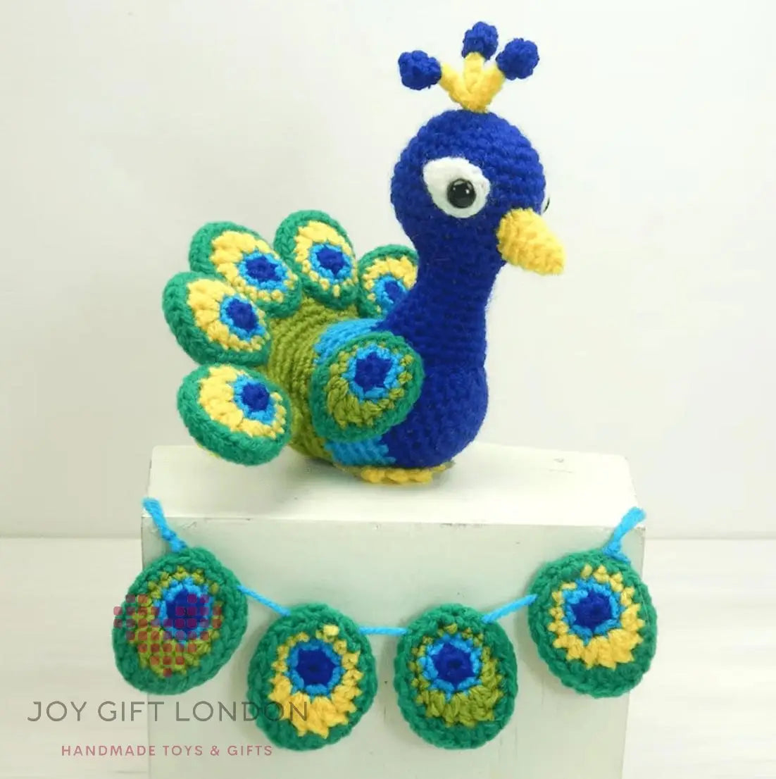 Crochet Amigurumi Kit Peacock for Beginners Joy Gift London