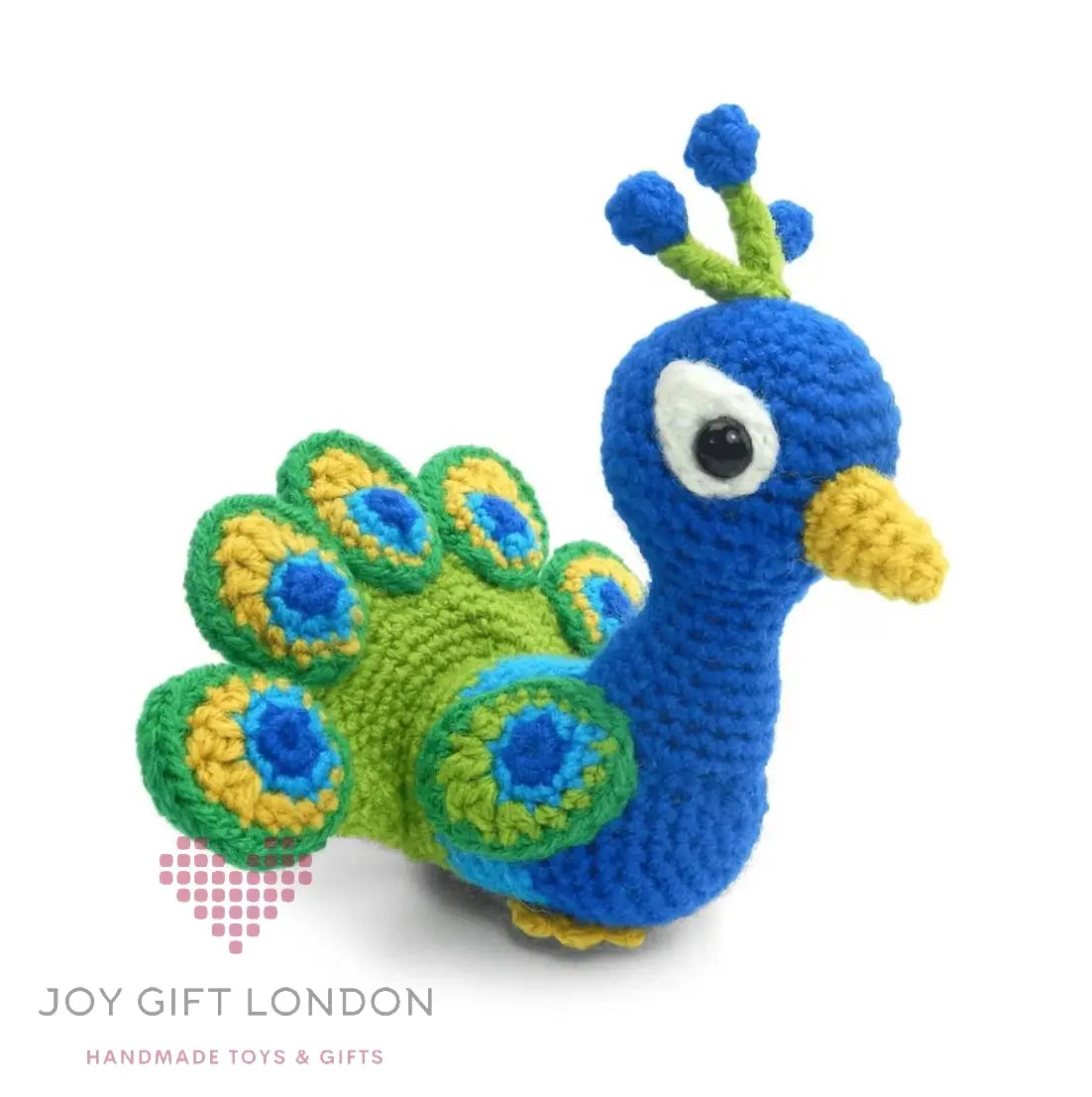 Crochet Amigurumi Kit Peacock for Beginners Joy Gift London