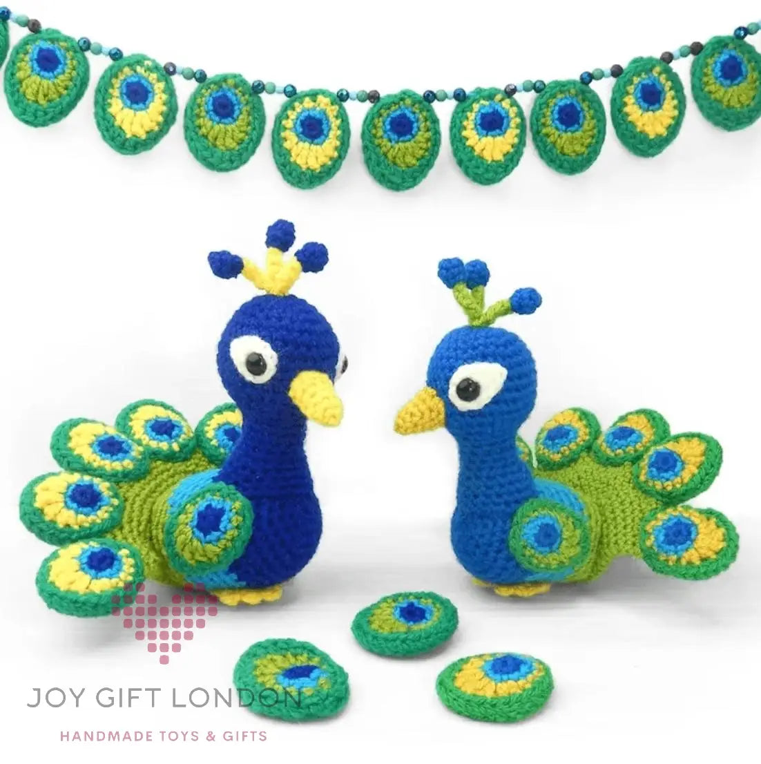 Crochet Amigurumi Kit Peacock for Beginners Joy Gift London