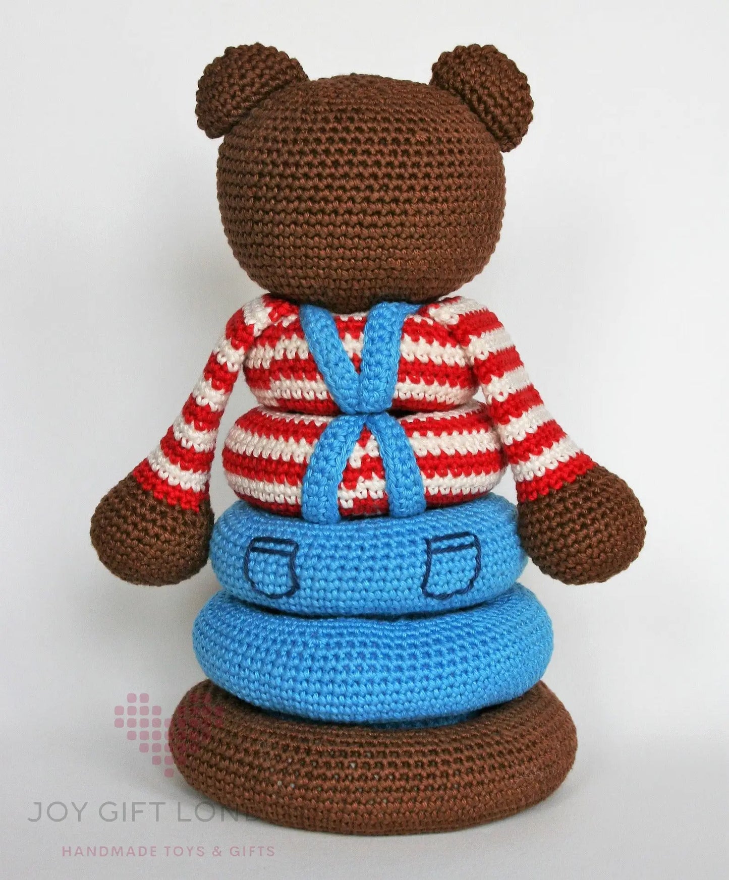 Crochet Cute Bear Stacking Toy  Joy Gift London