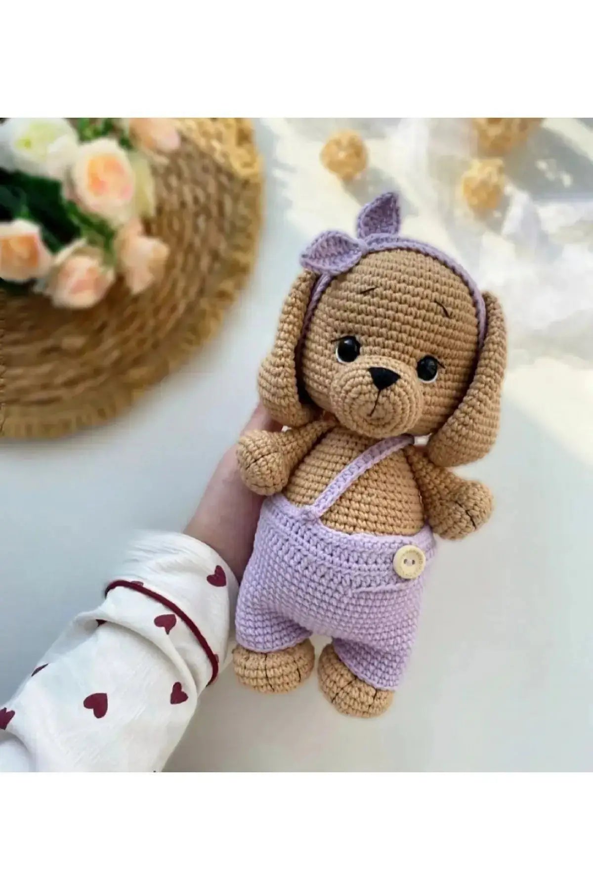 Crochet Cute Dog Toy Shesu Toy