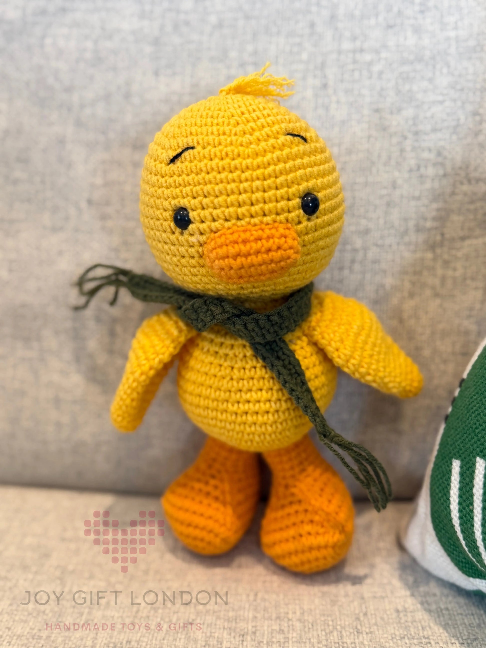 Crochet Cute Duck Toy  Joy Gift London