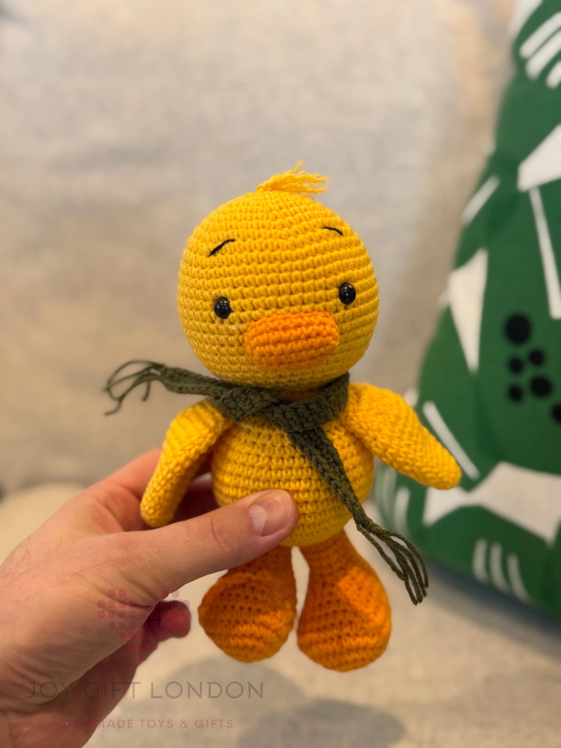 Crochet Cute Duck Toy  Joy Gift London