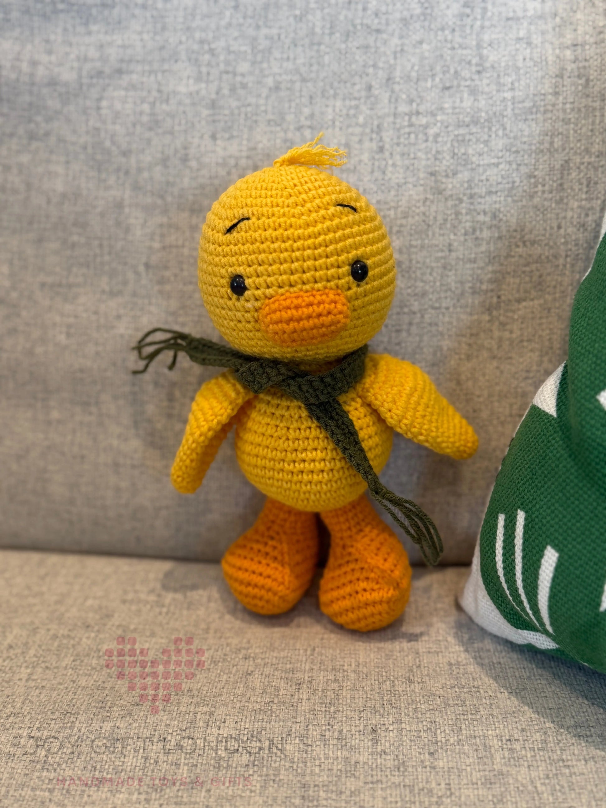 Crochet Cute Duck Toy  Joy Gift London