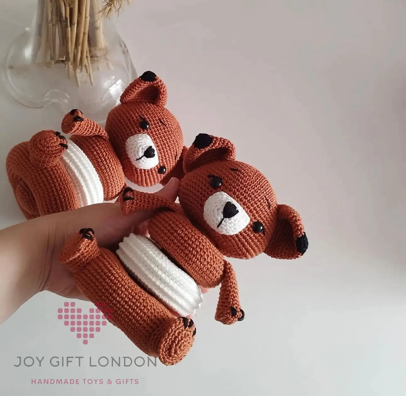 Crochet Cute Fox Stacking Toy MiaMano