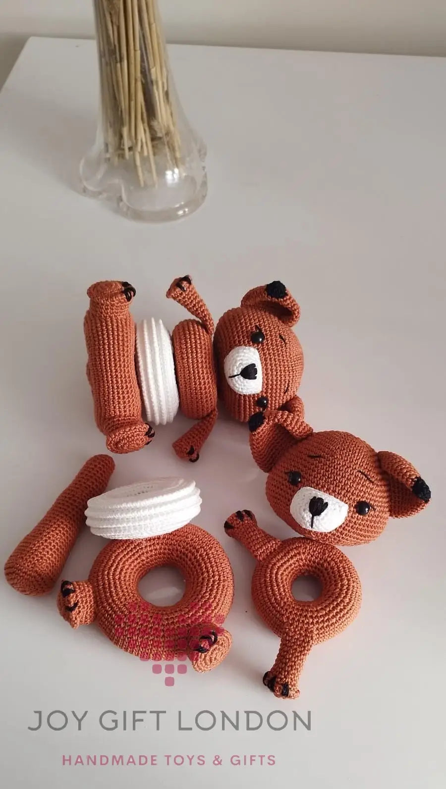 Crochet Cute Fox Stacking Toy MiaMano