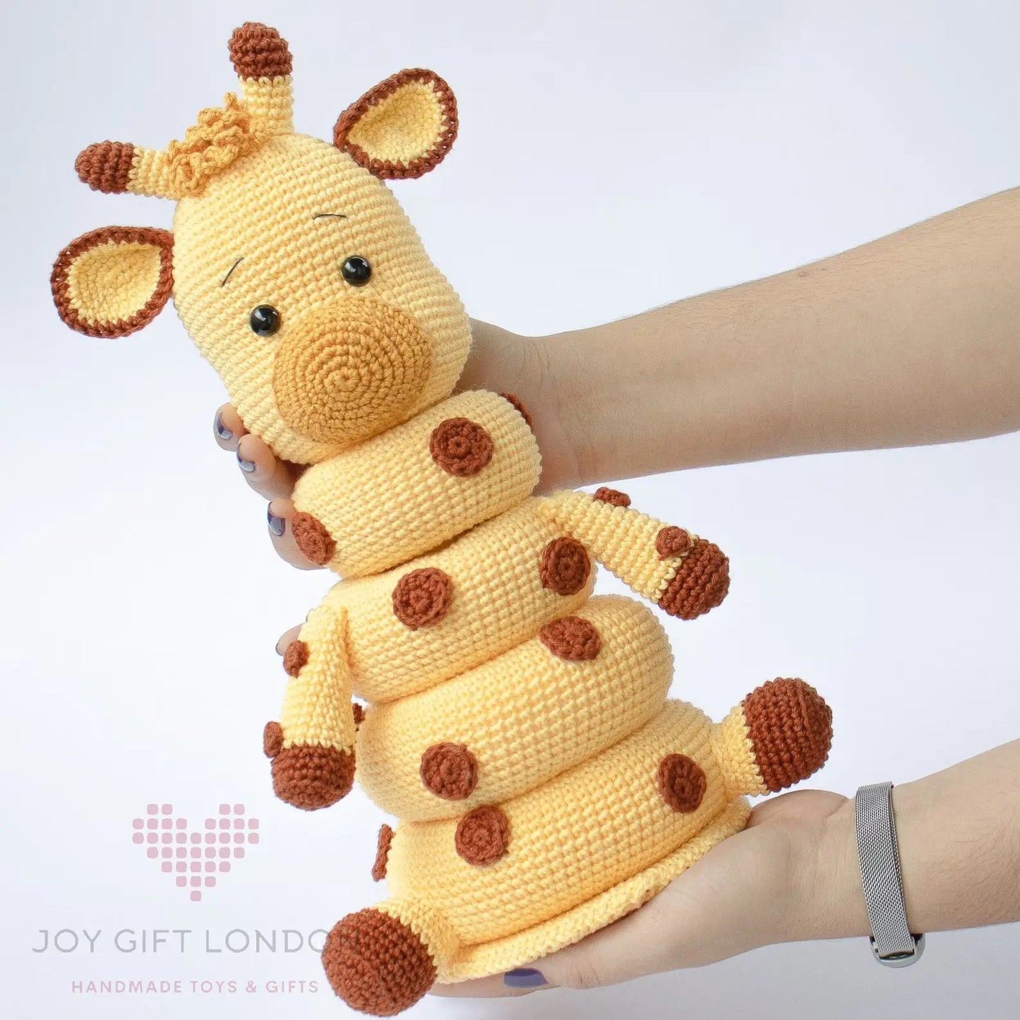 Crochet Cute Giraffe Stacking Toy  Joy Gift London