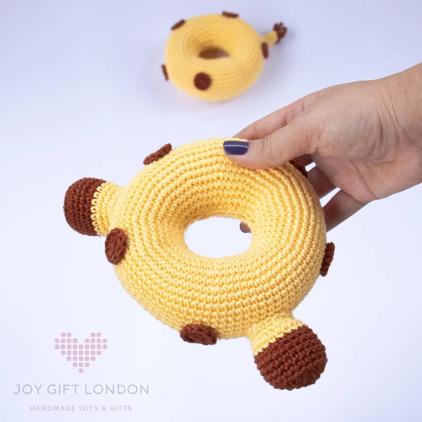 Crochet Cute Giraffe Stacking Toy  Joy Gift London