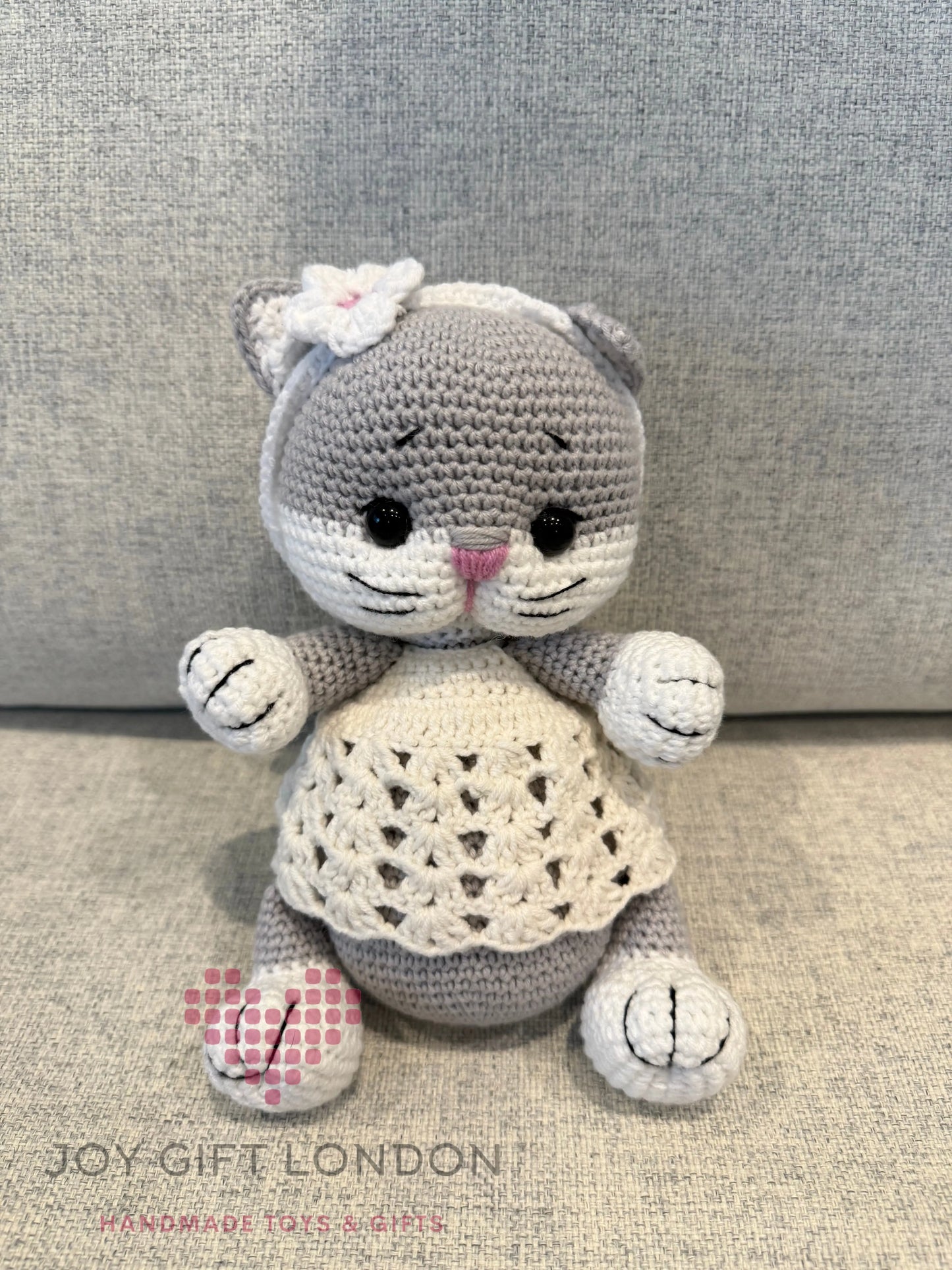 Crochet Cute Kitten Toy Joy Gift London