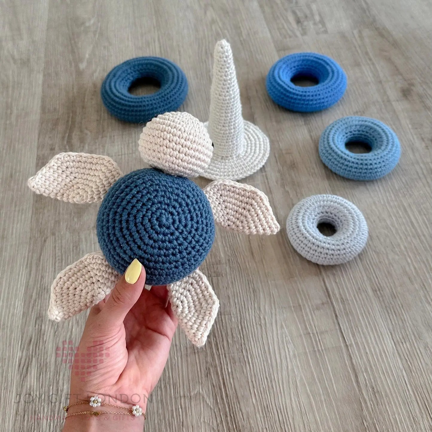 Crochet Cute Turtle Stacking Toy  Joy Gift London