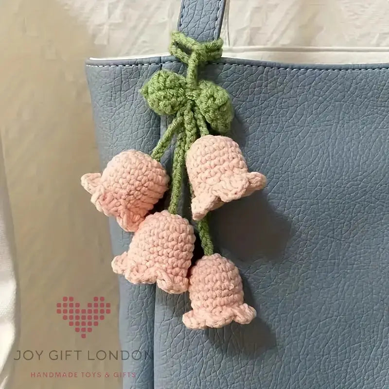 Crochet Lily of the Valley Flower Bag Pendant TrendyToy